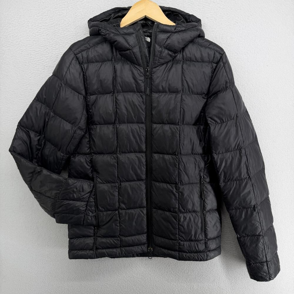 THE NORTH FACE Jacket Mens S ThermoBall Eco Super Hooded Puffer Insulated Black